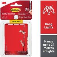 3M CLAW Command White Decorating Clips Value Pack
