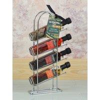 Kimm and Miller (UK) Ltd Italian Olive Oil & Balsamic Vinegar Gift Set in Rack in Silver | Size: 156ml