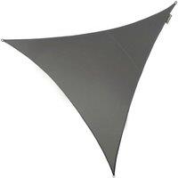 Primrose 5m Triangle Waterproof Patio Sun Shade Canopy 98% UV Block Free Rope in Dark Grey