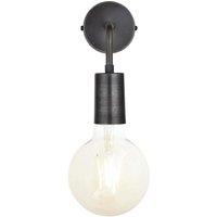 Industville Sleek Edison Wall Light in Dark Grey