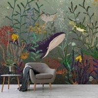 Superfresco Easy Under The Sea Blue Print To Order 3m x 2.8m Mural | Wallpaper Roll