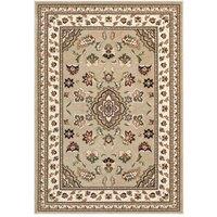 HMC Rug Collection Traditional Sherborne Heatset Rug in Beige | Size: 200 cm x 290 cm