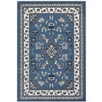 HMC Rug Collection Traditional Sherborne Heatset Rug in Blue | Size: 200 cm x 290 cm