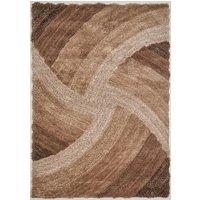Rugstyle 3D Shaggy Stella Rug in Light Brown | Size: 160 cm x 230 cm