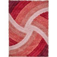 Rugstyle 3D Shaggy Stella Rug in Dark Pink | Size: 160 cm x 230 cm