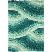 Rugstyle 3D Shaggy Wave Rug in Blue | Size: 160 cm x 230 cm