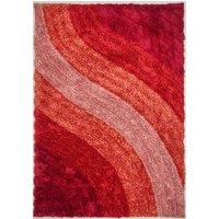 Rugstyle 3D Shaggy Lena Rug in Red | Size: 160 cm x 230 cm