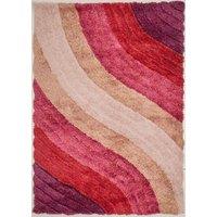 Rugstyle 3D Shaggy Lena Rug in Pink | Size: 160 cm x 230 cm