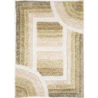 Rugstyle 3D Shaggy Trellis Rug in Brown | Size: 160 cm x 230 cm