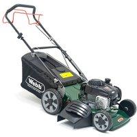 Webb Supreme 46cm Self Propelled Petrol Lawnmower 500E Engine 65L Collector in Green | Size: 1 Pack