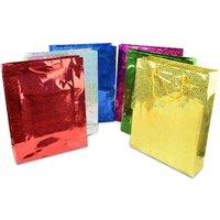 Shatchi Assorted Colours Holographic Gifts Large Size Christmas Birthday Present -100pcs
