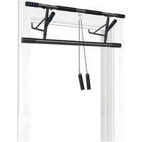 KORVIXA Pull Up Bar Doorway, Push Up Stand in Black | Size: 0-1 m
