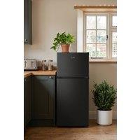 Living and Home 180L Double Door Fridge Freezer with 45L Separate Freezer in Black | Size: XL