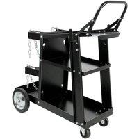 Dprodo Welding Cart Heavy Duty Welder Cart in Black | Size: 600mm