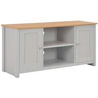 Berkfield Home TV Cabinet Grey 120x39x58 cm | Size: 120 x 39 x 58 cm