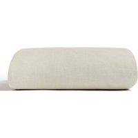 CHRISTY Flannel Marl Super Soft Brushed Cotton Deep Fitted Sheets in Beige | Size: Double