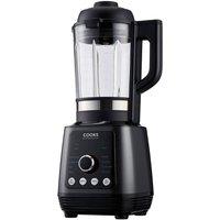 Cooks Professional Heated Blender & Soup Maker with 10 Programmes & Hot & Cold Settings in Black