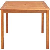 Berkfield Home Garden Table 150x90x74 cm Solid Acacia Wood in Brown | Size: 150 x 90 x 74 cm