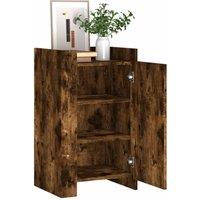 Berkfield Home Sideboard Smoked Oak 45x35x75 cm Engineered Wood in Brown | Size: 45 x 35 x 75 cm
