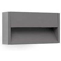 Netlighting Grada Outdoor Surface Mounted LED Wall Lamp Dark Grey 6W 3000K IP54