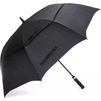 Nordara 68 Large Golf Umbrella Windproof Double Canopy Auto Open in Black