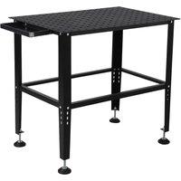 Havendro Heavy Duty Metal Welding Table Work Bench 1500lb in Black