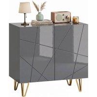 PAWNORA Sideboard with Adjustable Shelf in Grey