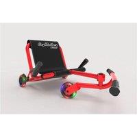 Ezy Roller Classic Ride-On Kart with LED Wheels - Red