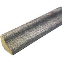 Vinyl Flooring UK Laminate & Wood Floor Scotia Beading 829 (2.4m Length) Pack of 10 in Grey