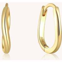 Realta Women's Capri Hoops in Gold