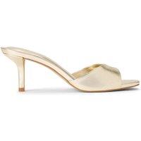 STEVE MADDEN Women's 'Kendrix Gold' Leather Heels in Gold | Size: 3