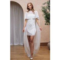 TFNC London Women's Jolly White Mini Dress | Size: 10