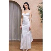 TFNC London Women's Spectra White Maxi Dress | Size: 10