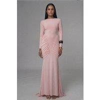TFNC London Women's Lovi Pink Maxi Dress | Size: 8