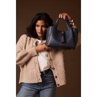 Luella Grey Women's 'Etta' Small Tote in Blue