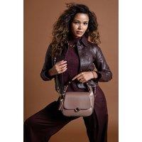 Luella Grey Women's 'Diana' Top Handle Crossbody in Nude