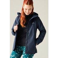 Regatta Women's Hamara IV Hooded Waterproof Jacket in Mid Navy | Size: 22