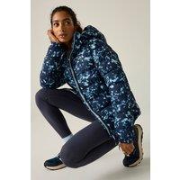 Regatta Women's Aldthorn Hooded Water-Repellent Insulating Padded Jacket in Navy | Size: 12