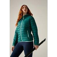 Regatta Women's Marizion Hooded Puffer Jacket in Teal | Size: 16