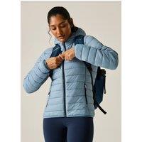 Regatta Women's Marizion Hooded Puffer Jacket in Light Blue | Size: 12