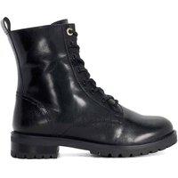 Dune London Women's 'Pressures' Leather Ankle Boots in Black | Size: 8