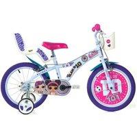 Dino Bikes Women's Dino LOL Surprise 16in Bike - White | Size: 16 inches