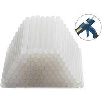 NESTLUNE Pack of 20 HOT MELT GLUE STICKS 100x 11MM LONG in White | Size: 1000mm x 400mm