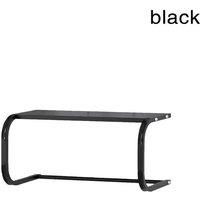 Kelvenix Black 2 Tier Microwave Oven Rack Stand | Size: 0.6m2