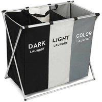 Kelvenix Laundry Basket Hamper Clothes Bin Organiser | Size: 0.6m2
