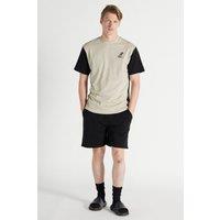 Original Creator Men's Colour Block T-shirt in Beige | Size: 2XL