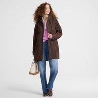 Lands' End Women's Squall A-Line Rain Jacket in Dark Brown | Size: XL