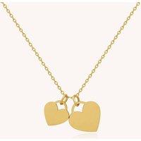 Realta Women's Twin Flame Necklace in Gold