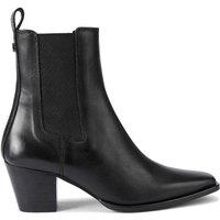 Carvela Women's 'Riva Ankle' Leather Boots in Black | Size: 8