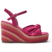 Moda In Pelle Women's 'Margaritaa' Alcantara Heeled Sandals in Pink | Size: 3